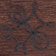 Угол для пола Анкона коричневый classic 90x90мм